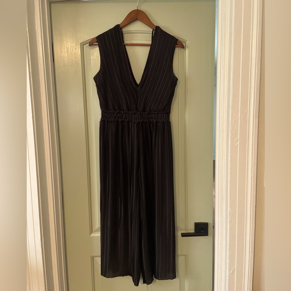 Black Satin Formal Jumpsuit
